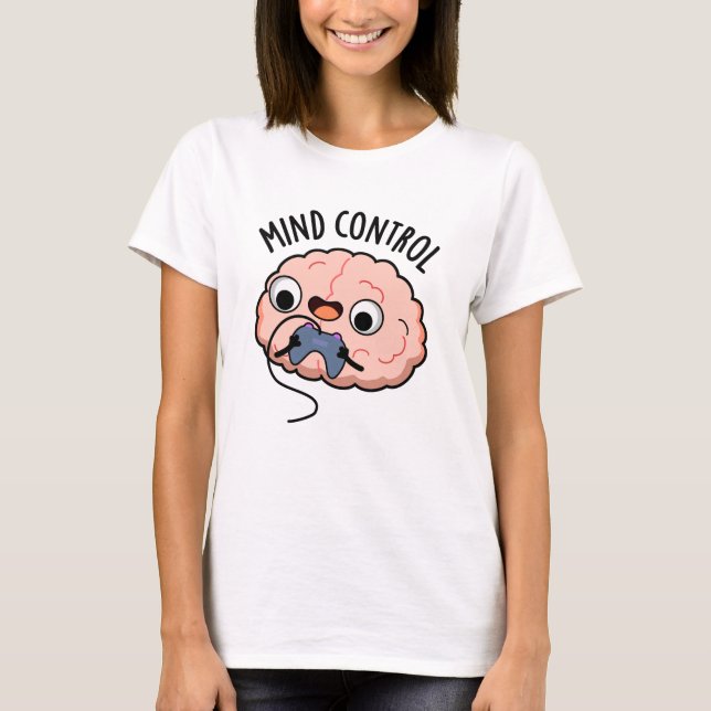 T-shirt Contrôle de l'esprit amusant jeu de cerveau (Devant)