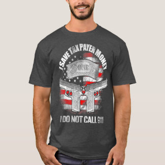T-shirt Contrôle des armes à feu J'économise Surprise fisc