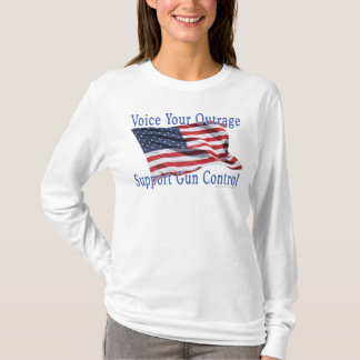 T-shirt Contrôle des armes à feu pour support de l