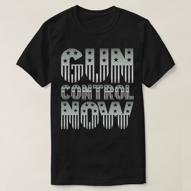 T-shirt Contrôle des armes maintenant (Design devant)