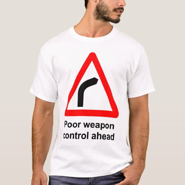 T-shirt Contrôle des armes pauvre (Devant)
