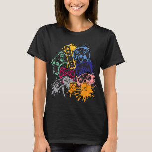 T-shirt Contrôler toutes les choses contrôleur de jeu vidé