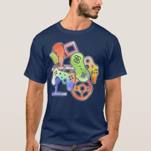 T-shirt Contrôler Toutes Les Choses Jeux Vidéo Contrôleur 