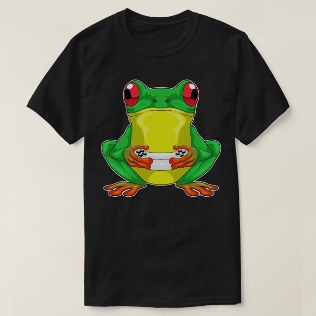 T-shirt Contrôleur de grenouille (Design devant)