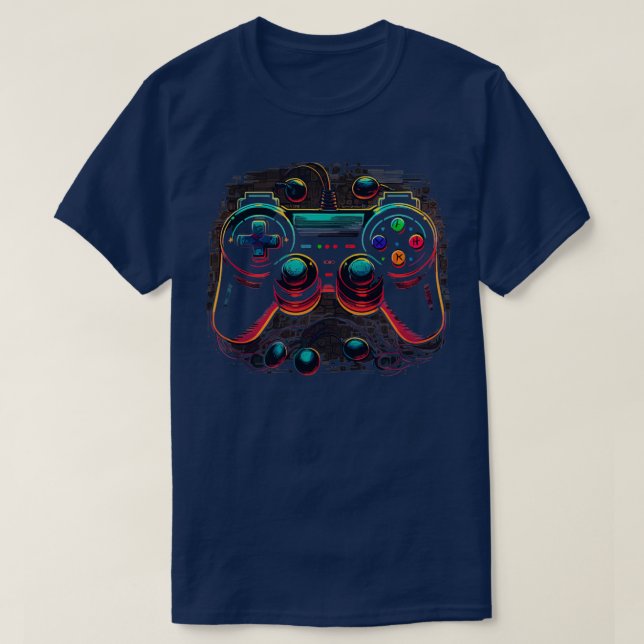 T-shirt Contrôleur de jeu Gamer (Design devant)