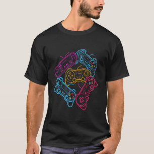 T-shirt Contrôleur de jeu vidéo du joueur de contrôle