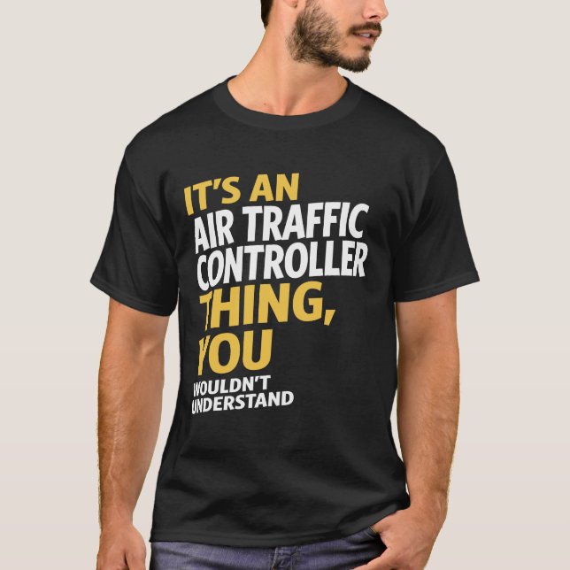 T-shirt Contrôleur de la circulation aérienne (Devant)