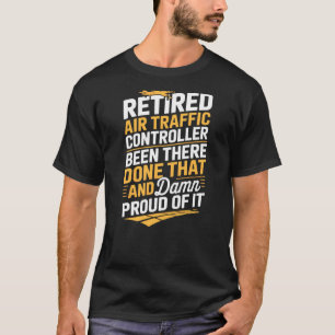 T-shirt Contrôleur de la circulation aérienne à la retrait