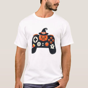 T-shirt Contrôleur d'Halloween pour les jeux