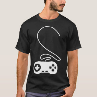 T-shirt Contrôleur Jeux Vidéo Coeur Lover Couple Correspon
