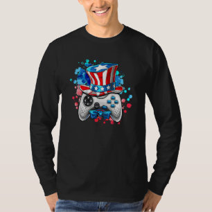 T-shirt Contrôleur Oncle Sam Jeu American 4 juillet Boy