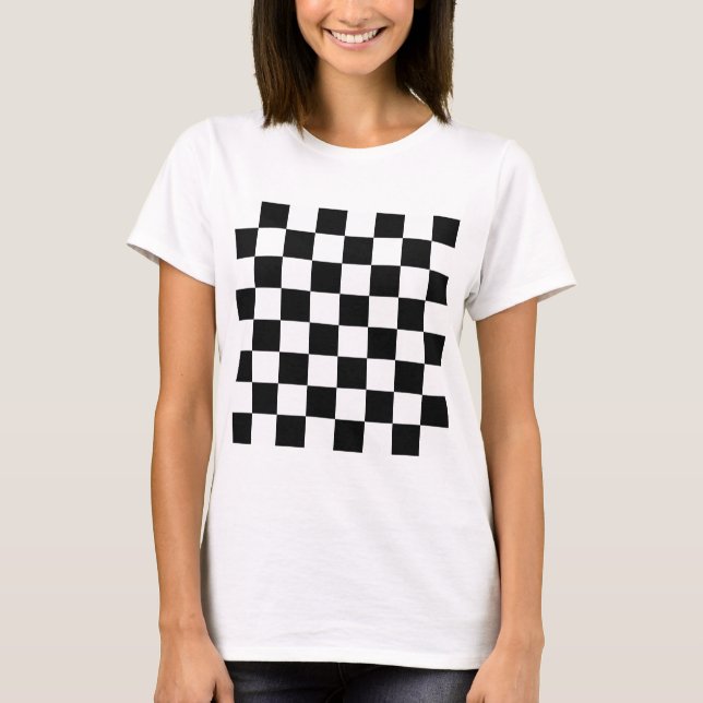 T-shirt Contrôleurs noirs et blancs (Devant)