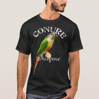 T-shirt Conure Murmureur Drôle Conure à joue verte Oiseau