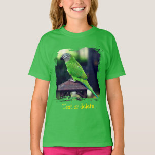 T-shirt Conure Perruche Tête Cendrée Personnalisée