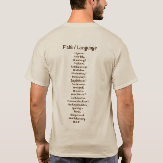 T-shirt Conversation amusante sur la pêche