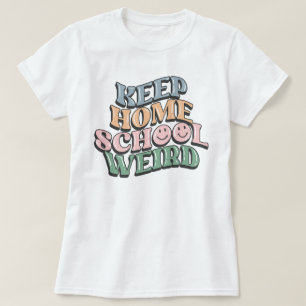 T-shirt Conversation classique étrange avec Retro Keep Hom