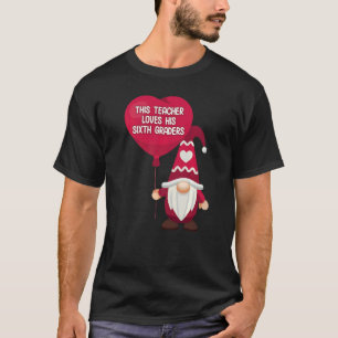T-shirt Conversation Coeur 6e année Enseignant Aimer sa Va