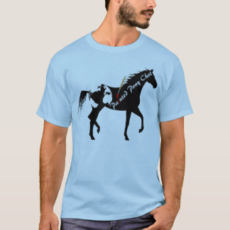 T-shirt Conversation de poney peint par monde