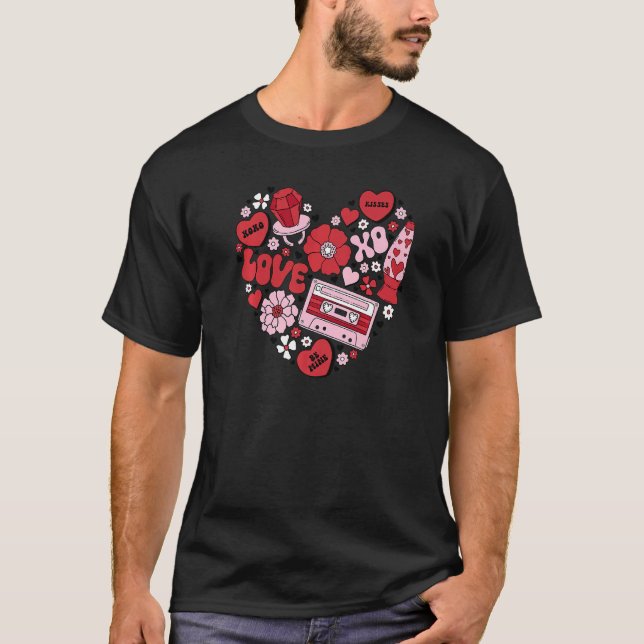T-shirt Conversation Hearts Love Valentine's Day Funny Cou (Devant)