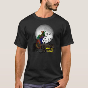 T-shirt Conversation Noir Holi Hai
