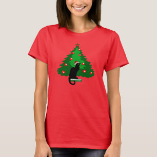 T-shirt Conversation Noir Noël