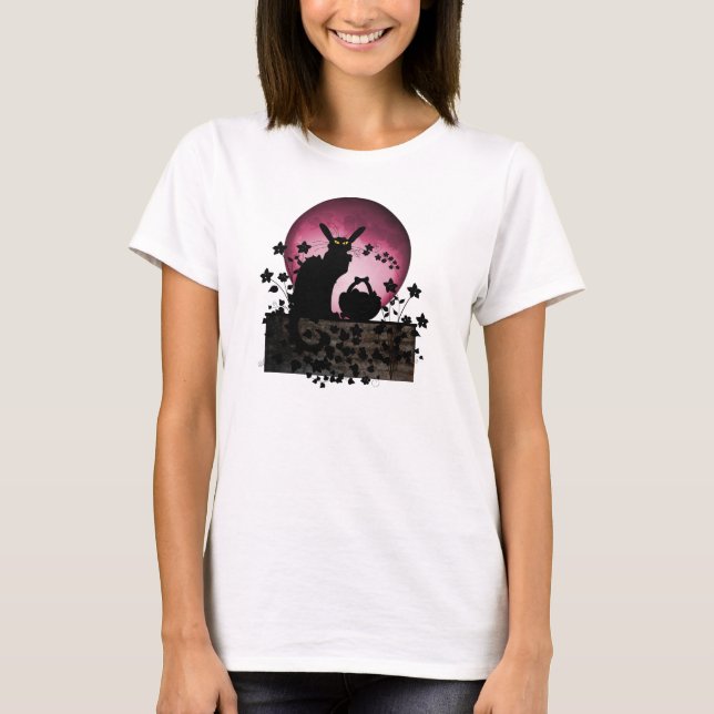 T-shirt Conversation Noir Pâques (Devant)