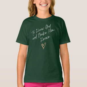 T-shirt Conversations Classiques Pour Connaître Dieu Et Lu