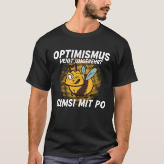 T-shirt Conversely, backprint optimism means Sumsi with Po