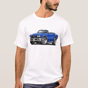 T-shirt Convertible 1966 bleu de Chevelle