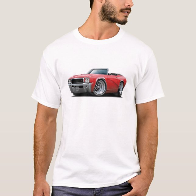 T-shirt Convertible 1968 rouge de GS de Buick (Devant)