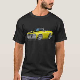 T-shirt Convertible 1969 Jaune-Noir de Chevelle