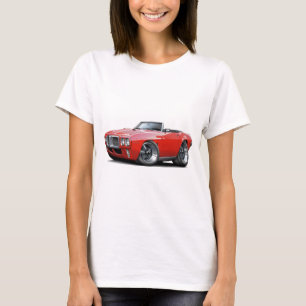 T-shirt Convertible 1969 rouge de Firebird