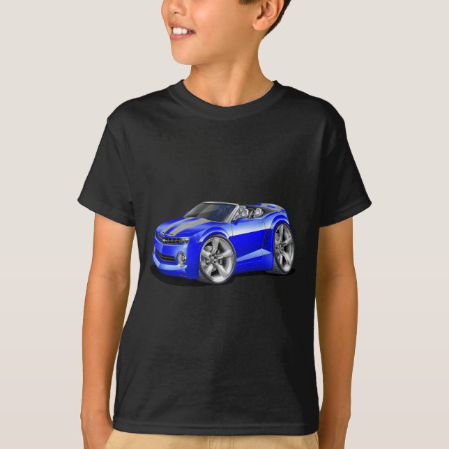 T-shirt Convertible 2012 Bleu-Gris de Camaro (Devant)