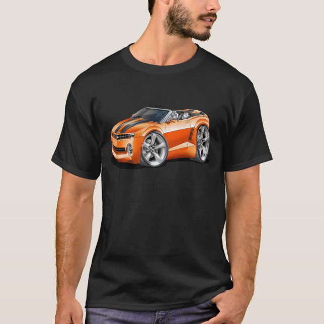 T-shirt Convertible 2012 Orange-Noir de Camaro (Devant)