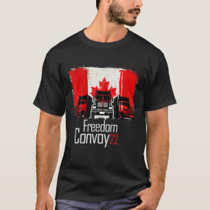 T-shirt Convoi canadien pour la liberté 2022 Camions canad