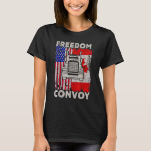 T-shirt Convoi canadien pour la liberté 2022 Suppo de cami