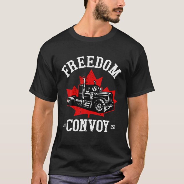 T-shirt Convoi canadien pour la liberté 2022 Suppo de cami (Devant)