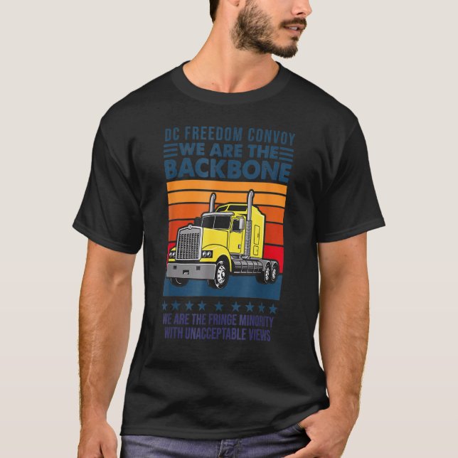 T-shirt Convoi De Liberté Dc Nous Sommes Les Truckers De B (Devant)