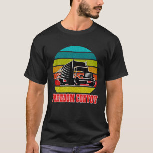 T-shirt CONVOI LIBERTÉ 2022 Avec Camion Sur Belle Vint