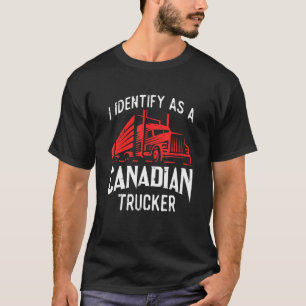 T-shirt Convoi Liberté 2022 Je M'Identifie Comme Camion Ca