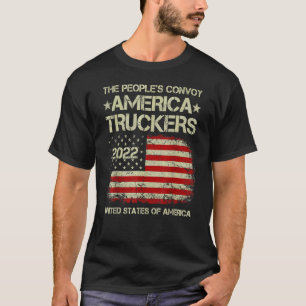 T-shirt Convois populaires 2022 America Truckers Liberté C
