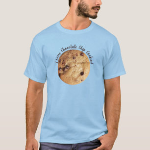 T-shirt Cookie à chips de chocolat Texte personnalisé