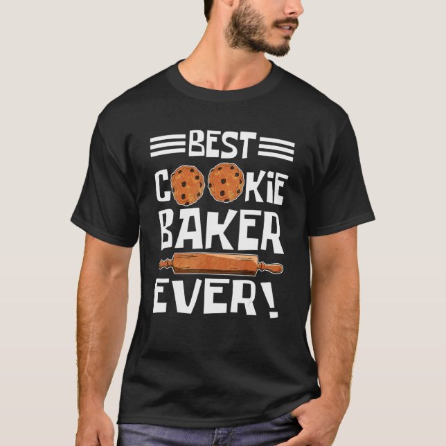 T-shirt Cookie Baker And Cookie Eater Meilleur Cookie Bake (Devant)