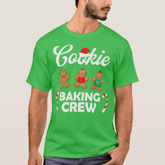 T-shirt Cookie Baking Crew Christmas Baking Gingerbread Co