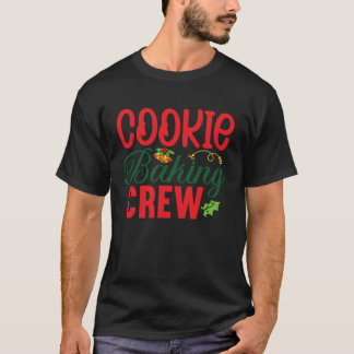 T-shirt Cookie Baking Crew Christmas Gingerbread