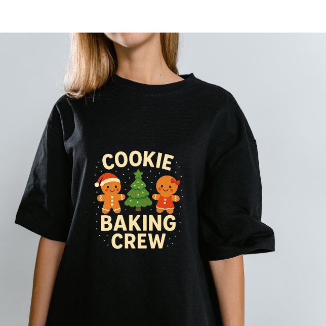 T-shirt Cookie Baking Crew – Cute Gingerbread Christmas De (Créateur téléchargé)