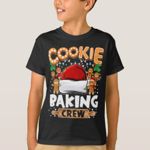 T-shirt Cookie Baking Crew Funny Christmas Lights Gingerbr