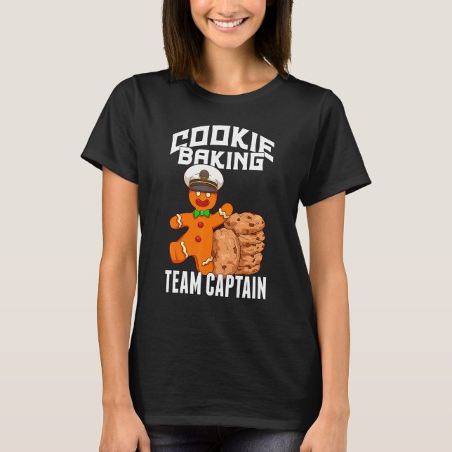 T-shirt Cookie Baking Crew   Gingerbread Baking Team Capta (Devant)