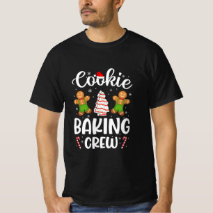 T-shirt Cookie Baking Crew Noël drôle cadeau