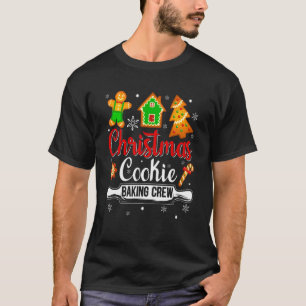 T-shirt Cookie Baking Crew Noël Noël Équipe Fête du pain d